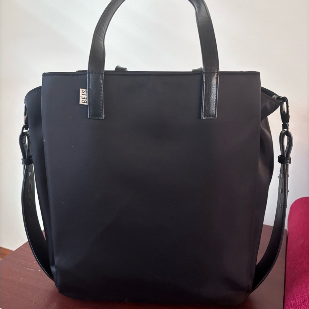BEIS Black Commuter Tote